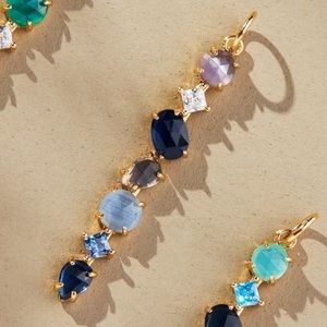 NWT Anthropologie Purple Crystal Pendant for Necklace!